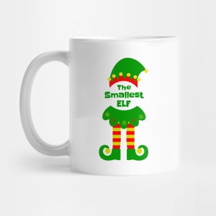 The Smallest Elf Family Matching Christmas 2020 Gift  Mug